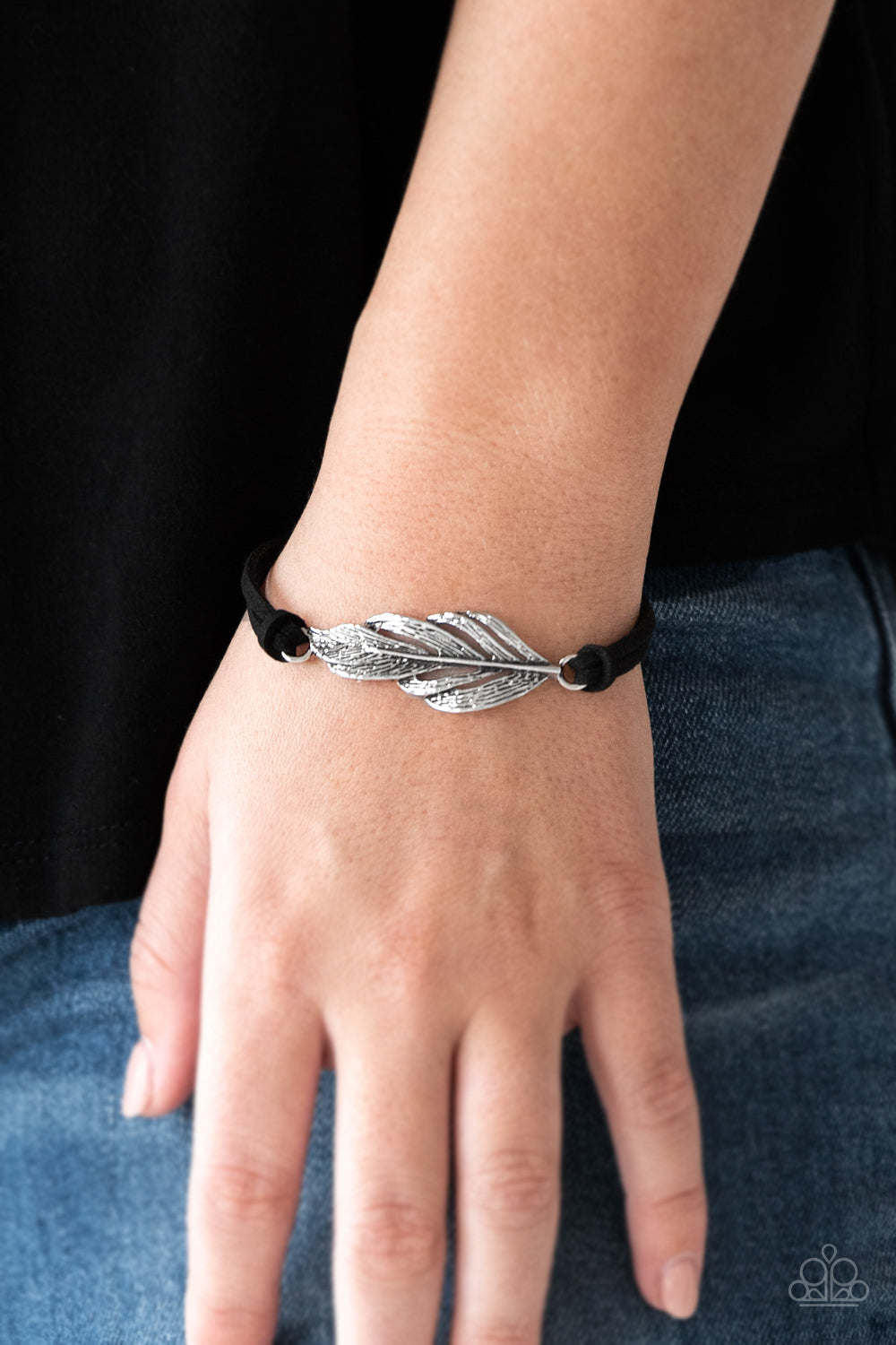 Paparazzi ♥ Faster Than FLIGHT - Black ♥ Bracelet