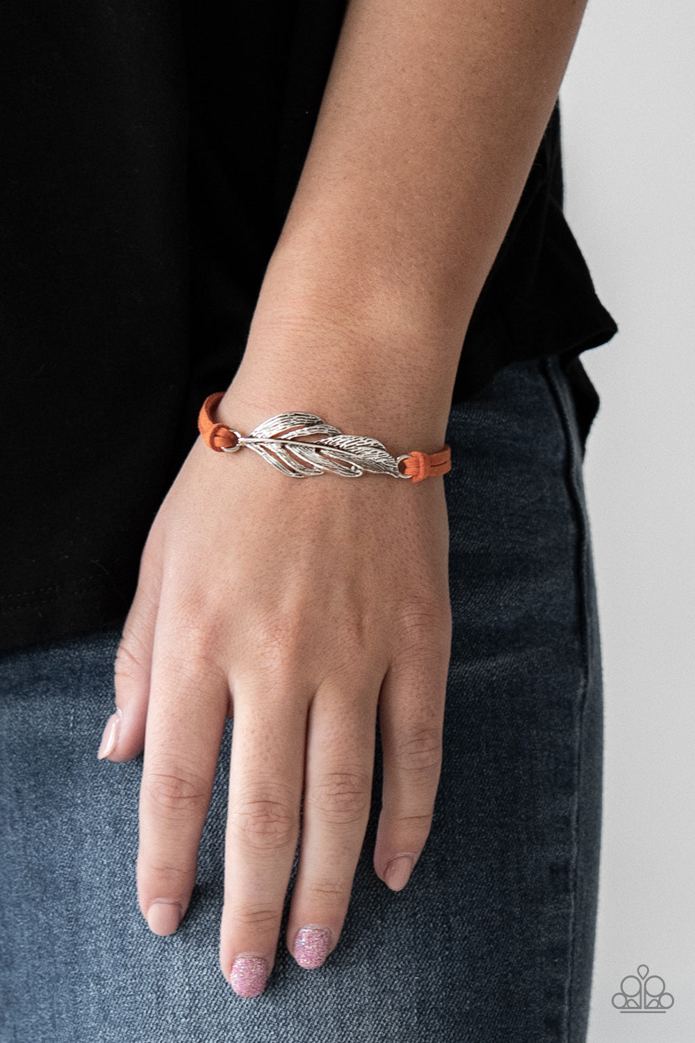 Paparazzi ♥ Faster Than FLIGHT - Orange ♥ Bracelet