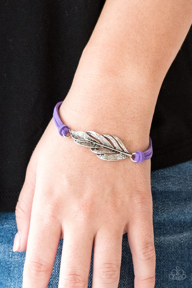 Paparazzi ♥ Faster Than FLIGHT - Purple ♥ Bracelet