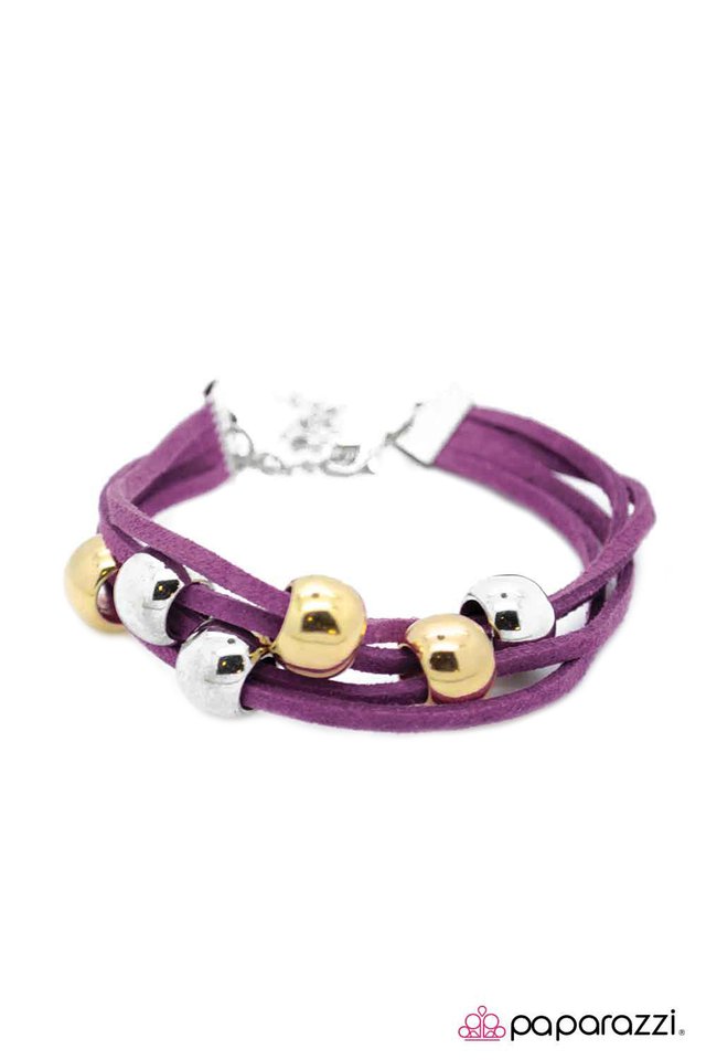 Paparazzi ♥ Overly Understated - Purple ♥ Bracelet