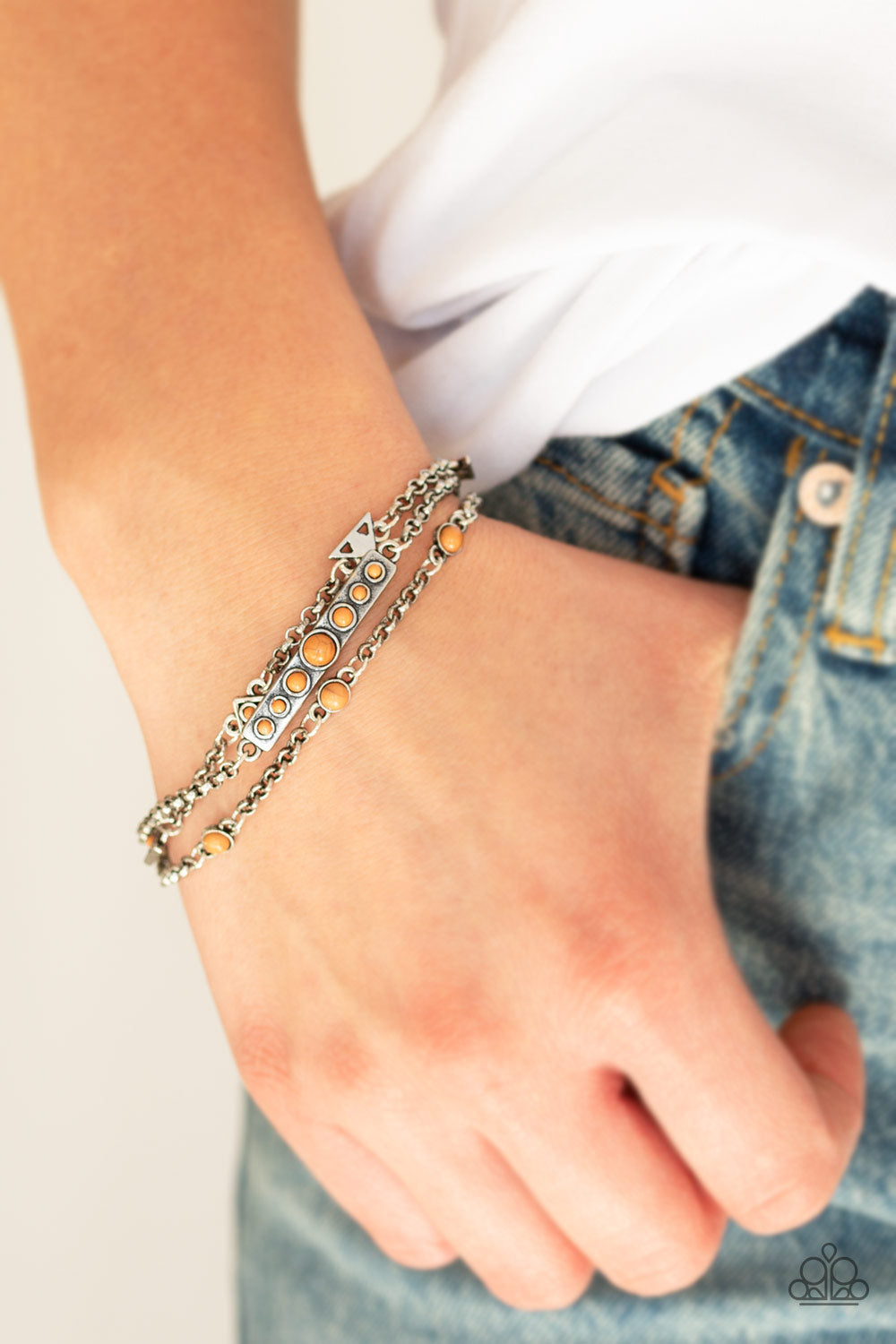 Paparazzi ♥ No Means NOMAD - Brown ♥ Bracelet