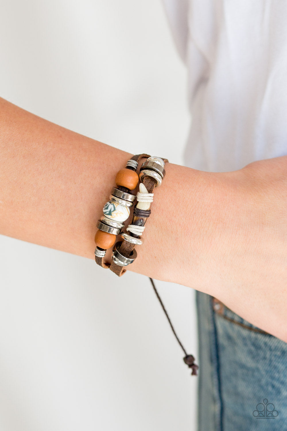 Paparazzi ♥ Trail Trotter - Brown ♥ Bracelet