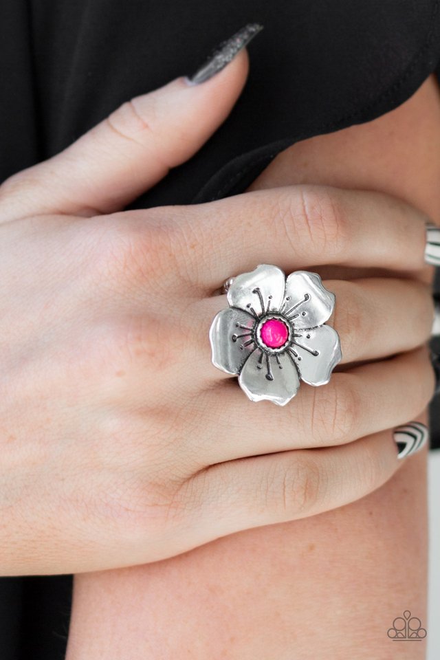 Paparazzi ♥ Boho Blossom - Pink ♥ Ring