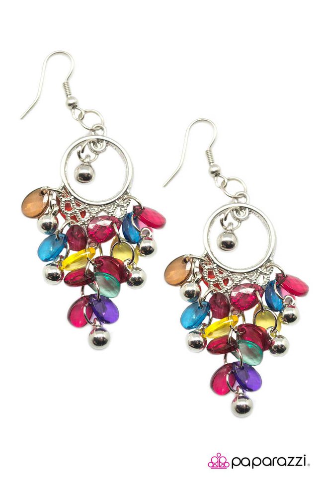 Paparazzi ♥ Daydreaming - Multi-Color ♥ Earrings