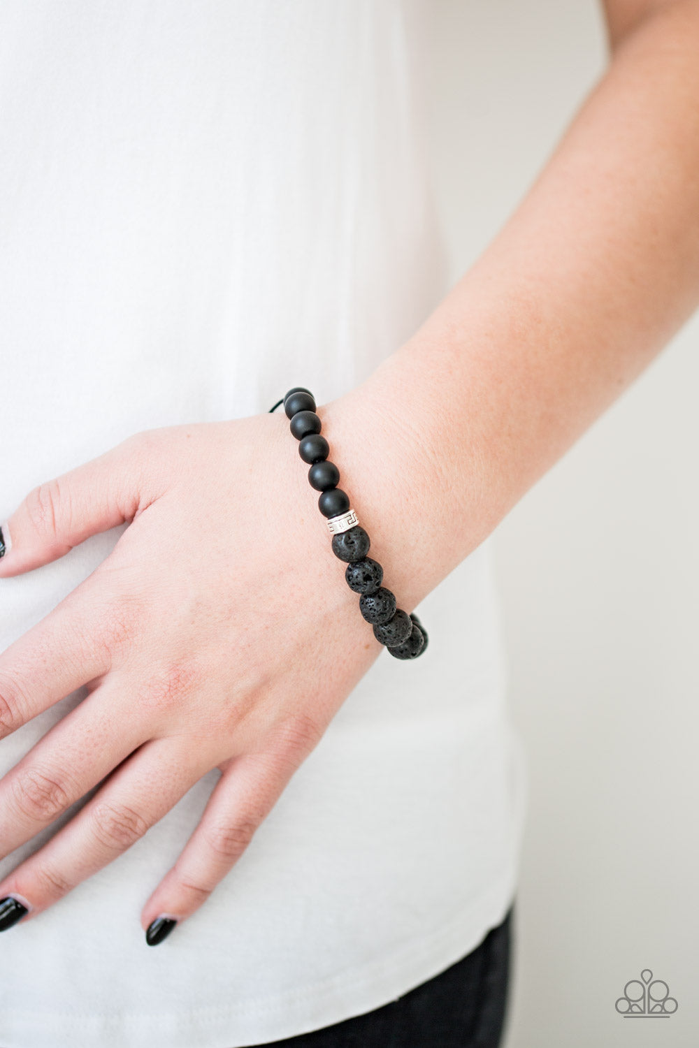 Paparazzi ♥ Keep Your Cool - Black ♥ Bracelet