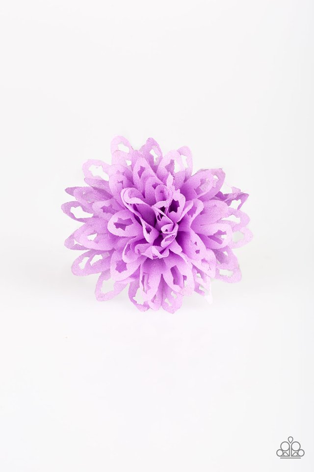 Paparazzi ♥ Floral Flirt - Purple ♥ Hair Clip