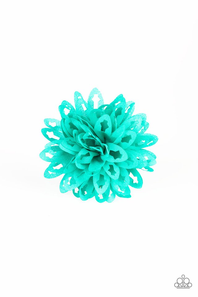 Paparazzi ♥ Floral Flirt - Green ♥ Hair Clip