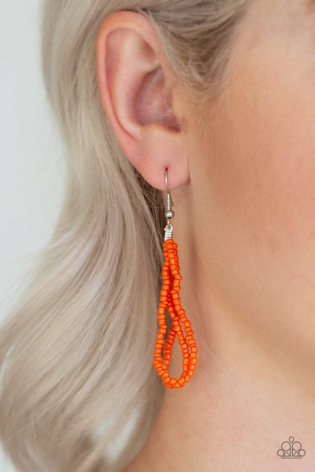 Paparazzi ♥ Let It BEAD 2 - Orange ♥ Necklace