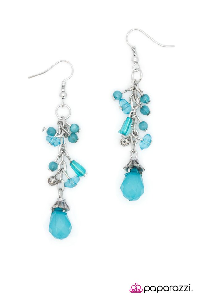 Paparazzi ♥ Swing Low - Blue ♥ Earrings