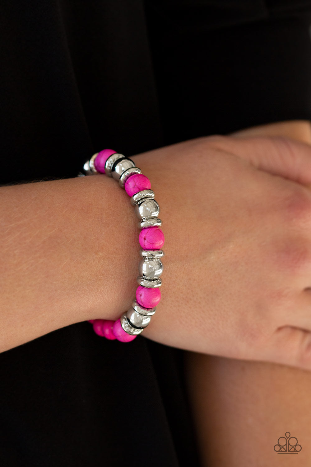 Paparazzi ♥ Across the Mesa - Pink ♥ Bracelet