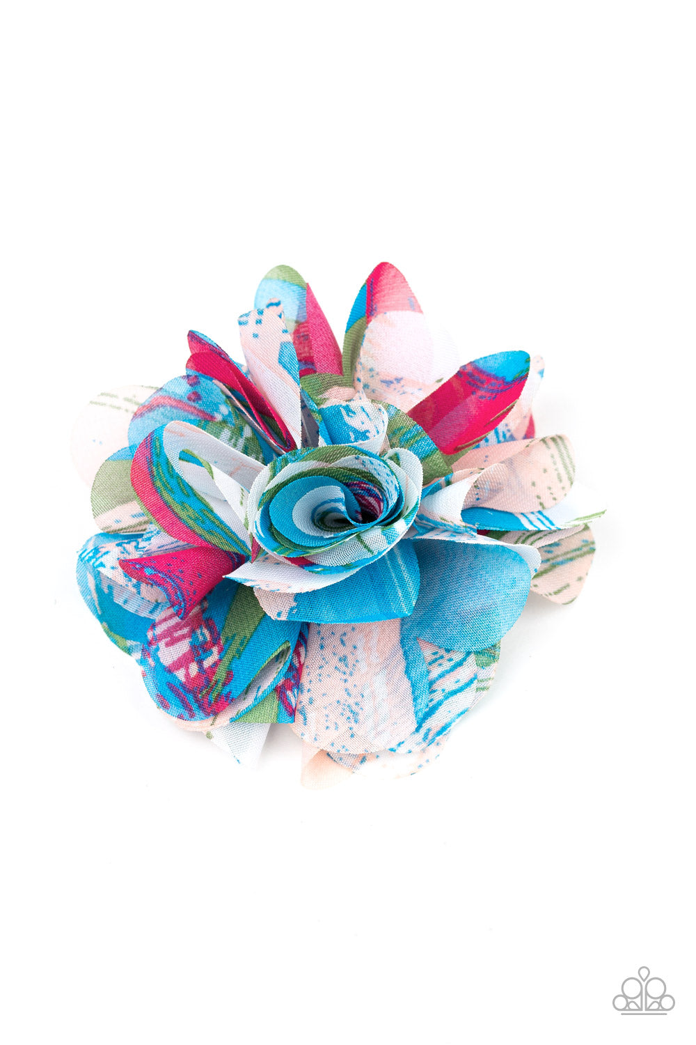 Paparazzi ♥ Rogue Rose - Green ♥ Hair Clip