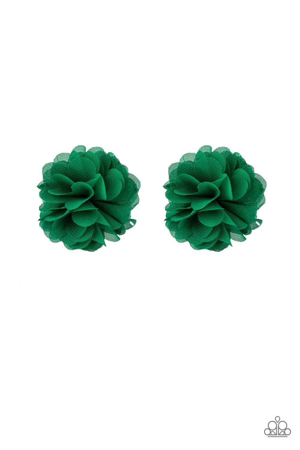 Paparazzi ♥ Basket Full Of Posies - Green ♥ Hair Clip