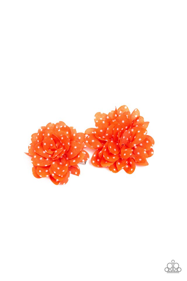 Paparazzi ♥ Perfectly Posy - Orange ♥ Hair Clip