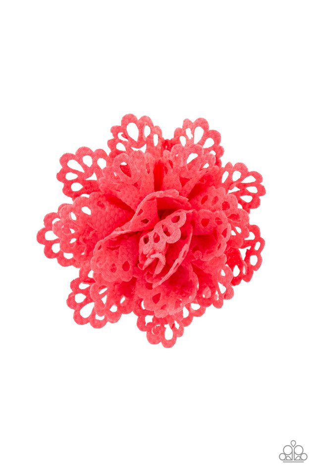 Paparazzi ♥ Springing Into Spring - Orange ♥ Hair Clip