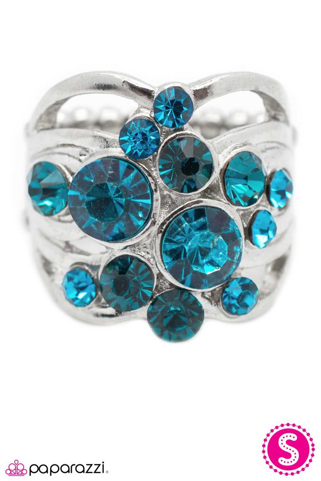 Paparazzi ♥ Just Warming Up - Blue ♥ Ring