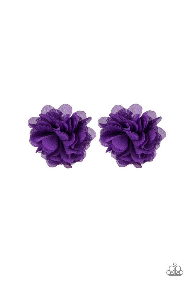 Paparazzi ♥ Basket Full of Posies - Purple ♥ Hair Clip