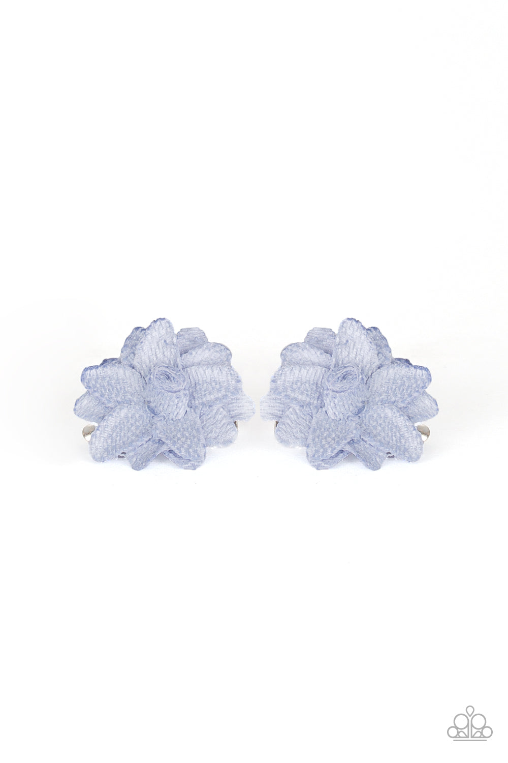 Paparazzi ♥ Lovely In Lilies - Blue ♥ Hair Clip