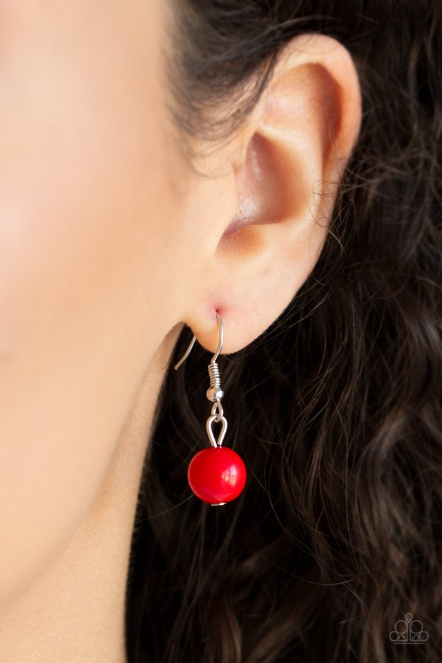 Paparazzi ♥ Gypsy Gulf - Red ♥ Necklace