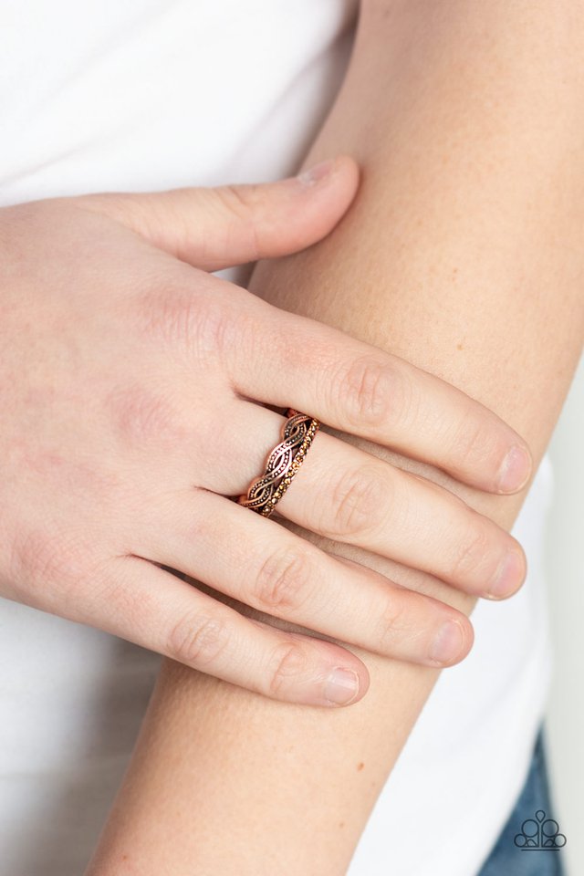 Paparazzi ♥ Unstoppable Shine - Copper ♥ Ring
