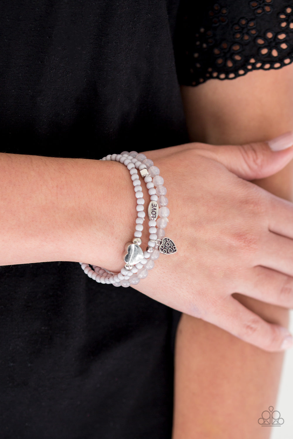 Paparazzi ♥ Really Romantic - Silver ♥ Bracelet