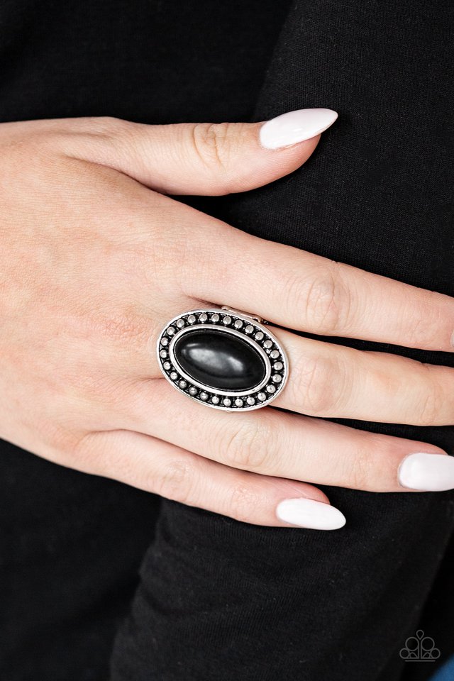 Paparazzi ♥ Desert Heat - Black ♥ Ring