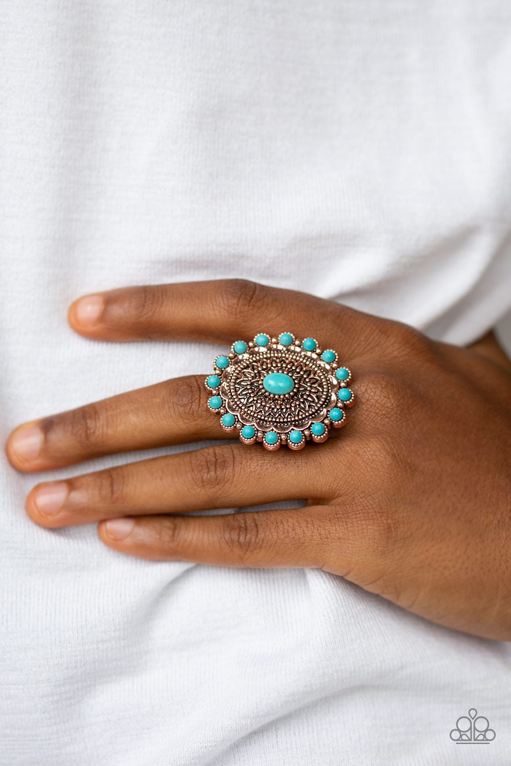 Paparazzi ♥ Mesa Mandala - Copper ♥ Ring