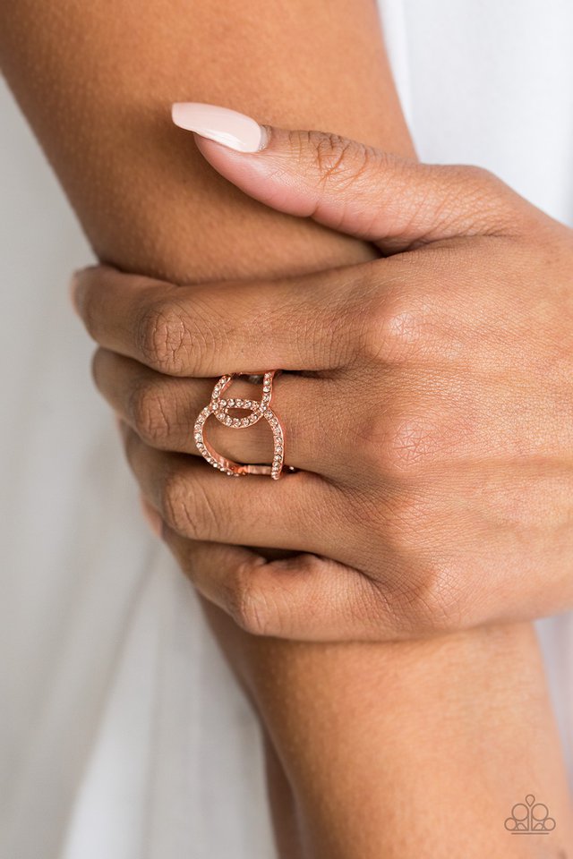 Paparazzi ♥ Radial Radiance - Copper ♥ Ring