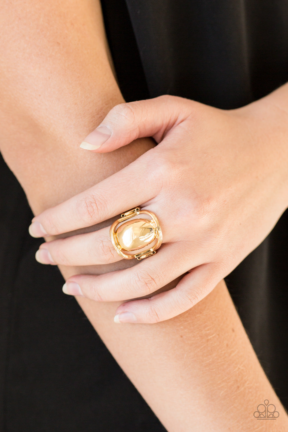 Paparazzi ♥ All Shine, All The Time - Gold ♥ Ring