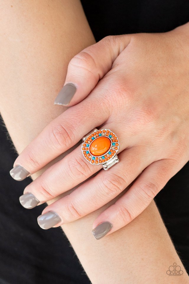 Paparazzi ♥ Colorfully Rustic - Orange ♥ Ring