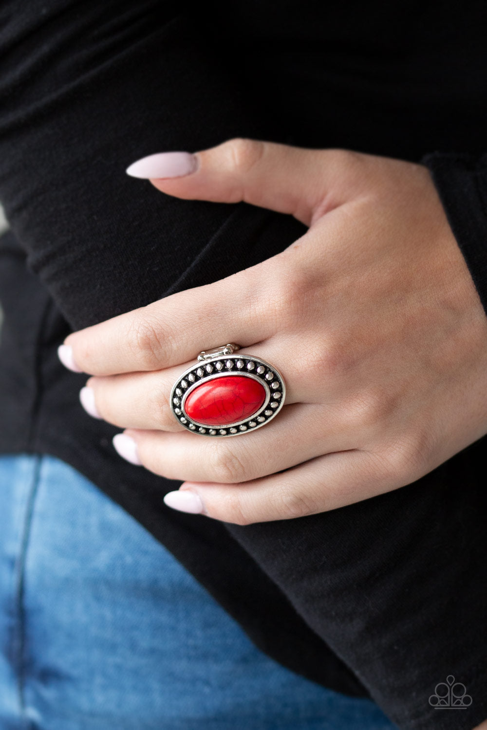 Paparazzi ♥ Desert Heat - Red ♥ Ring