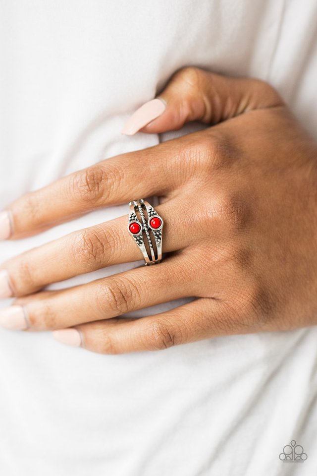 Paparazzi ♥ Give It Your ZEST - Red ♥ Ring
