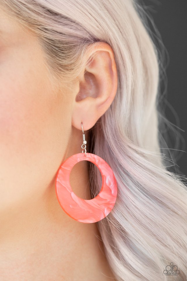 Paparazzi ♥ Tropical Trailblazer - Orange ♥ Earrings