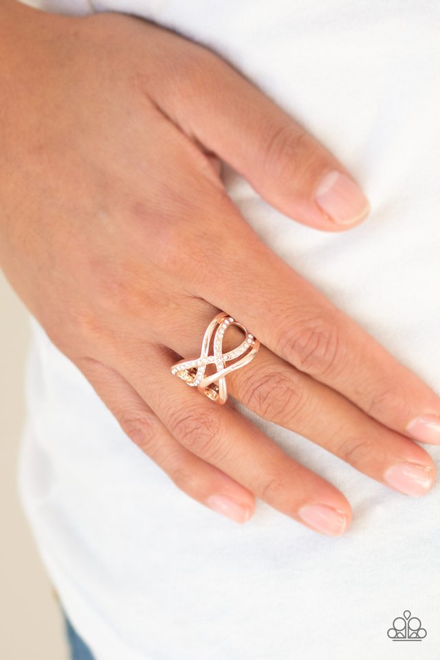 Paparazzi ♥ Infinite Illumination - Rose Gold ♥ Ring