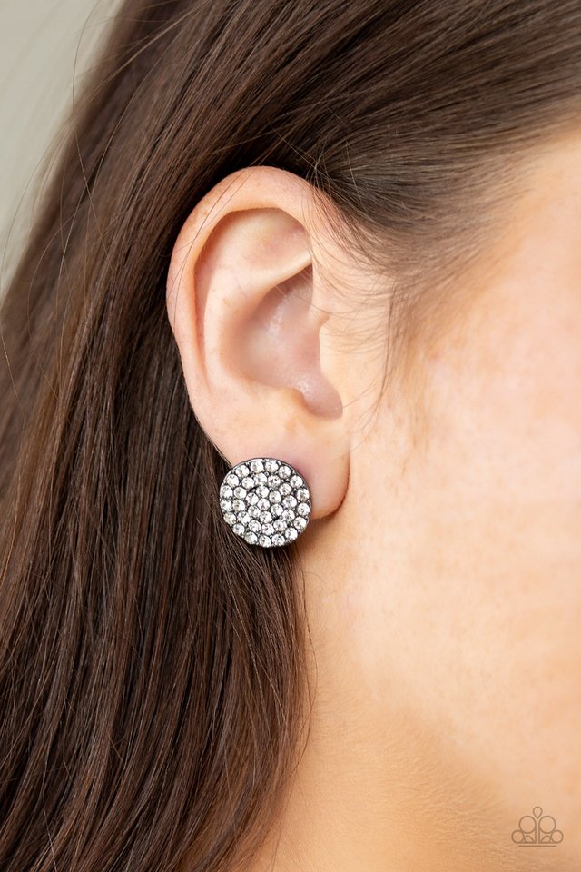 Paparazzi ♥ Greatest Of All Time - Black ♥ Post Earrings