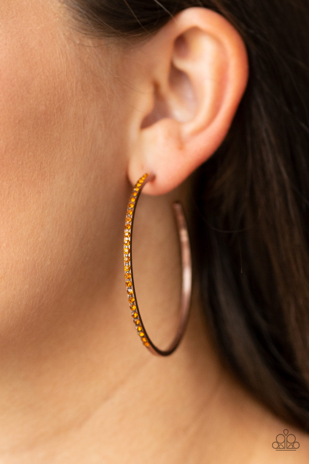Paparazzi ♥ Trending Twinkle - Copper ♥ Earrings