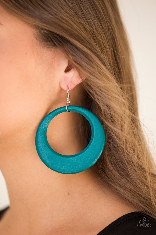 Paparazzi ♥ Modern Malibu Barbie - Blue ♥ Earrings