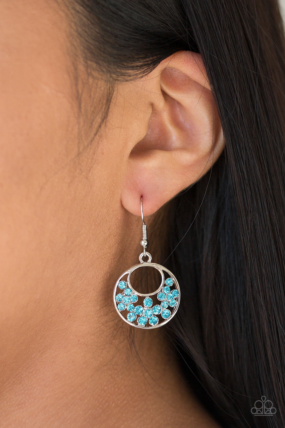 Paparazzi ♥ Sugary Shine - Blue ♥ Earrings