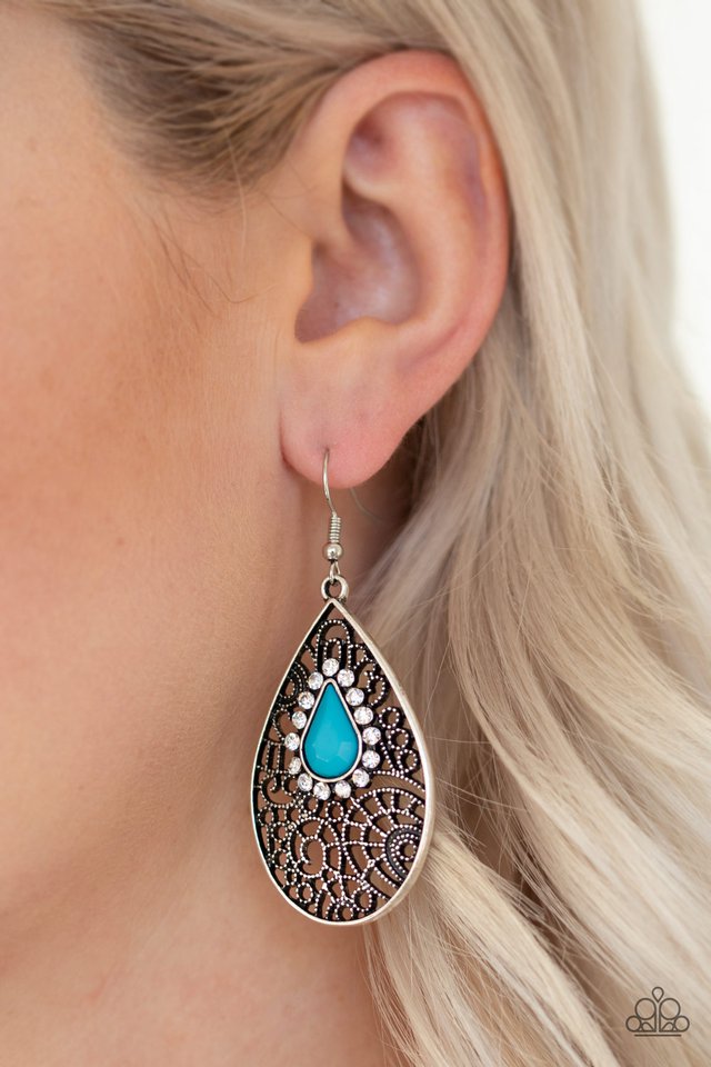 Paparazzi ♥ Modern Monte Carlo - Blue ♥ Earrings