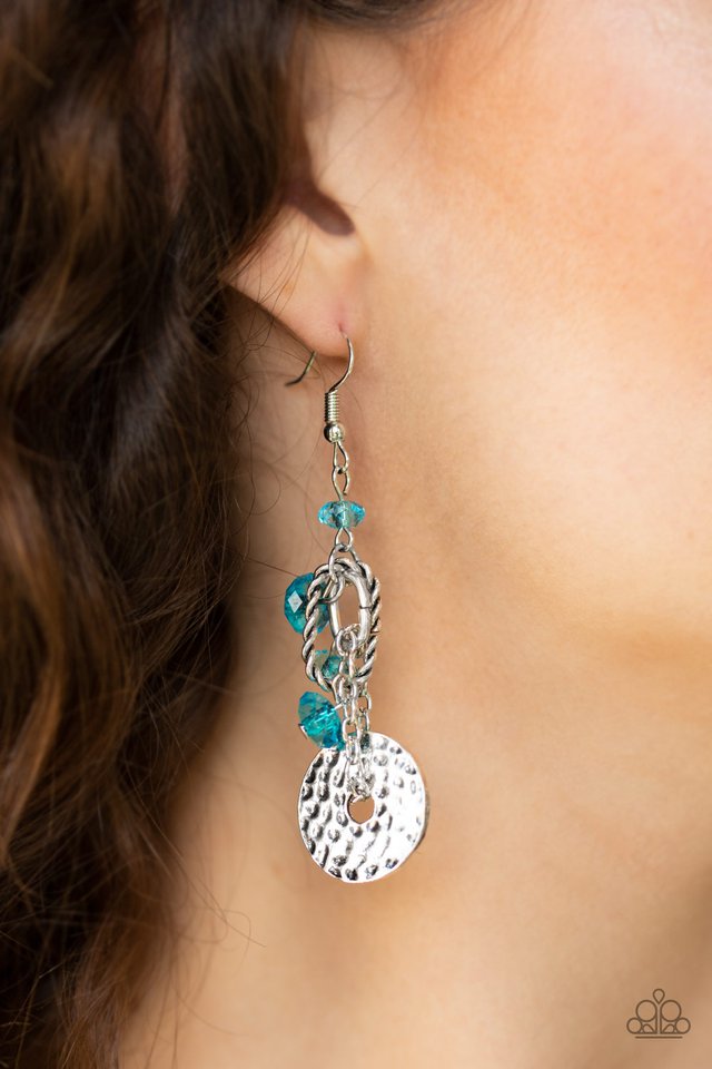 Paparazzi ♥ Seaside Catch - Blue ♥ Earrings