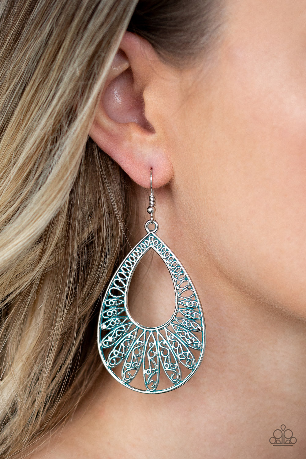 Paparazzi ♥ Flamingo Flamenco - Blue ♥ Earrings