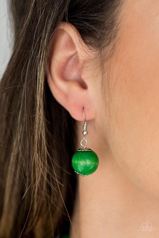 Paparazzi ♥ Tahiti Tropic - Green ♥ Necklace