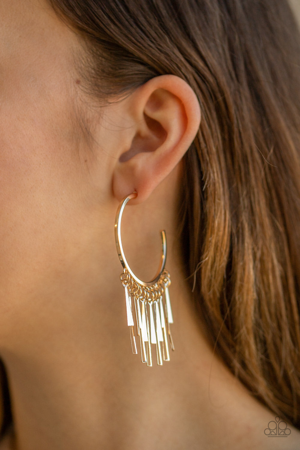 Paparazzi ♥ Bring The Noise - Gold ♥ Earrings