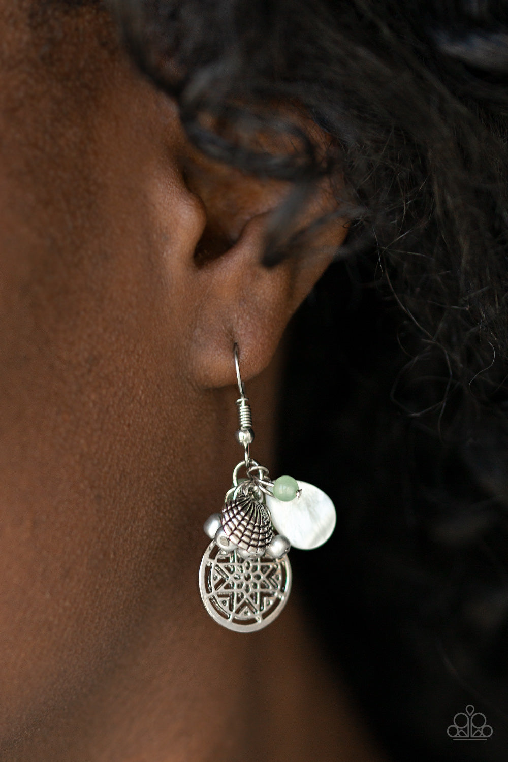 Paparazzi ♥ Ocean Oracle - Green ♥ Earrings