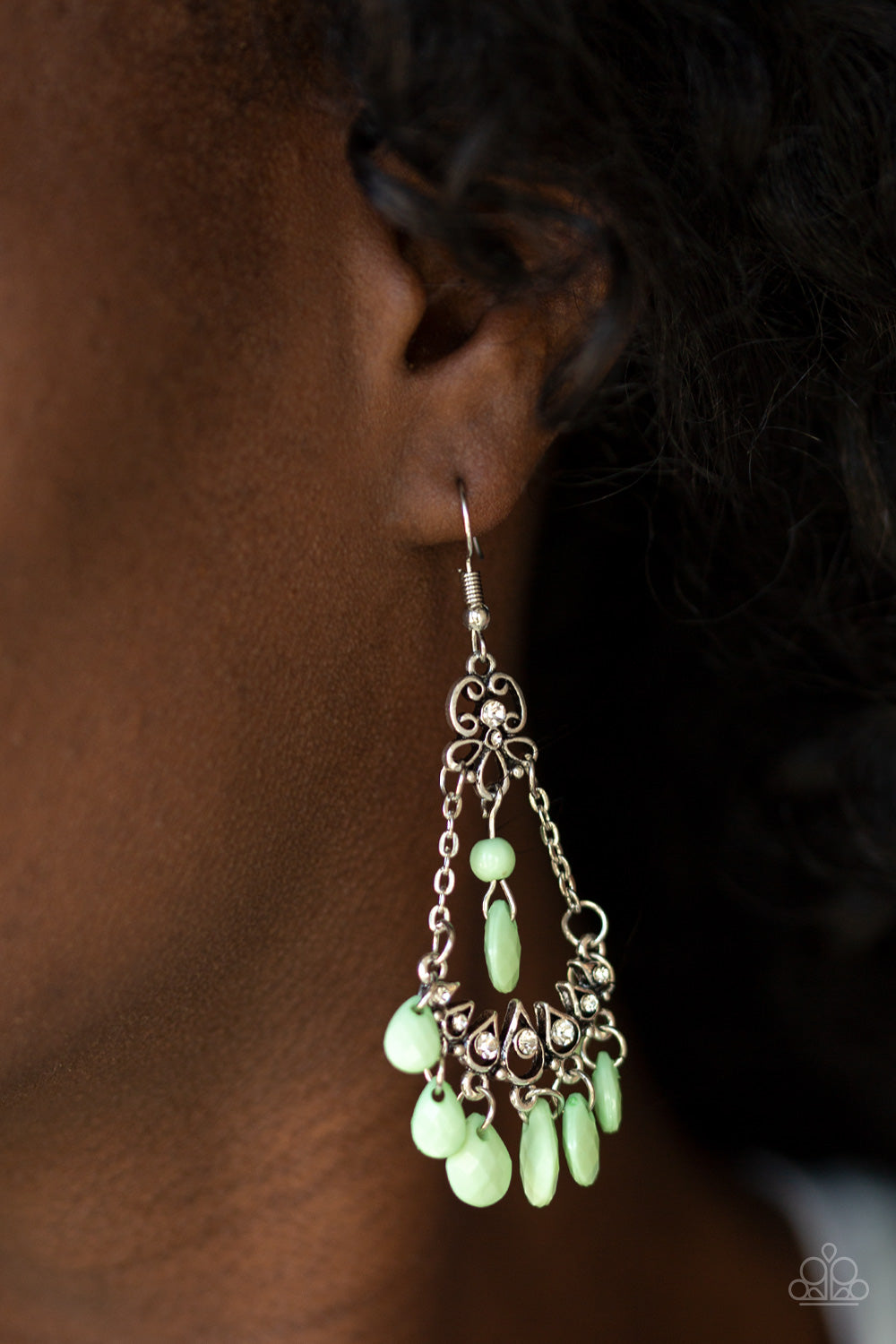 Paparazzi ♥ Malibu Sunset - Green ♥ Earrings