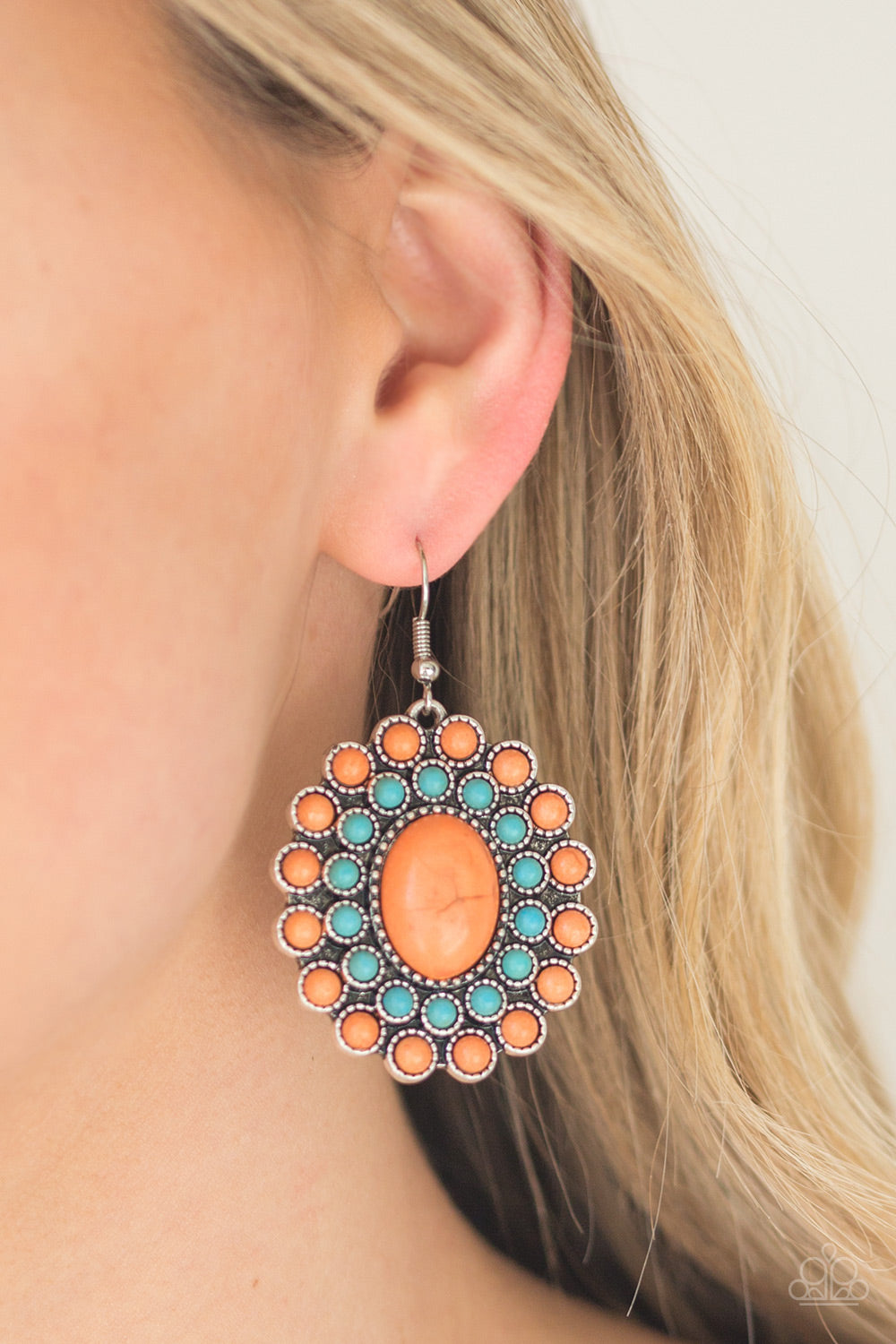 Paparazzi ♥ Stone Solstice - Orange ♥ Earrings