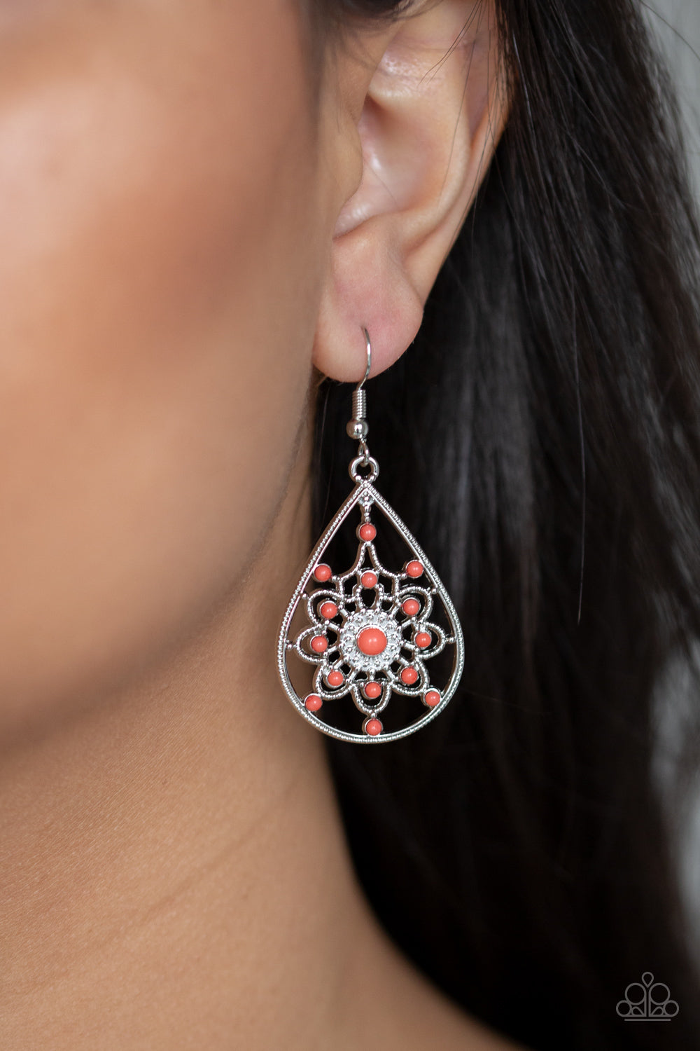 Paparazzi ♥ A Flair For Fabulous - Orange ♥ Earrings
