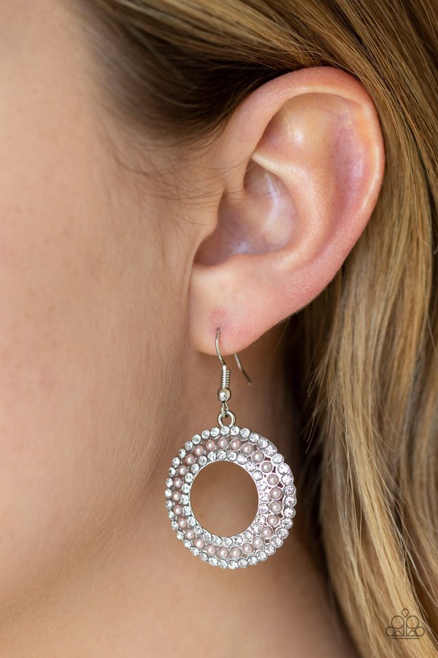 Paparazzi ♥ Sparkle Splurge - Pink ♥ Earrings