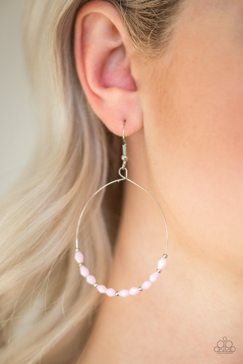 Paparazzi ♥ Prize Winning Sparkle - Pink ♥ Earrings