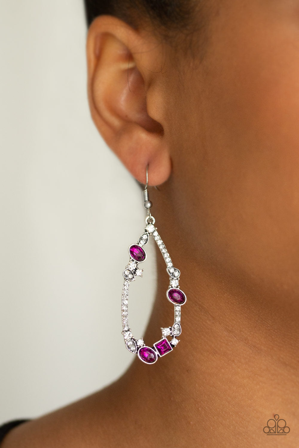 Paparazzi ♥ Quite The Collection - Pink ♥ Earrings