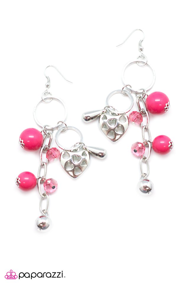 Paparazzi ♥ Missing You - Pink ♥ Earrings